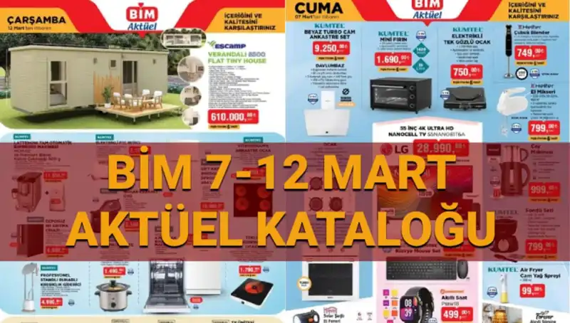 11-12 Mart BİM Aktüel Kataloğu: Mini Fırın, Blender ve Televizyon Fırsatları!