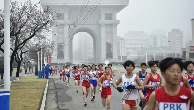 Kuzey Kore'nin Başkenti Pyongyang, 6 Yıldır İlk Kez Koşucuları Ağırlıyor