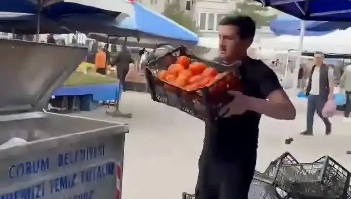 Domatesleri Çöpe Dökerek Cezasını Katan Pazarcı, Rekor Tutarla Yüzleşti