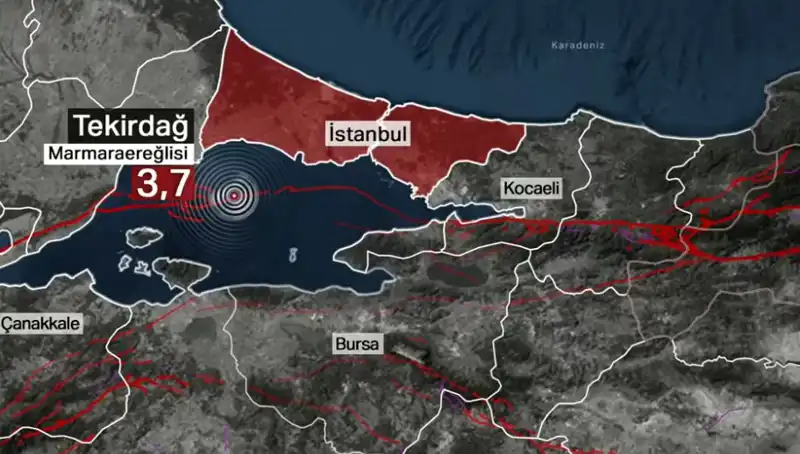 Marmara Denizi'nde 3,7 Büyüklüğünde Deprem: Yaşanan Son Gelişmeler