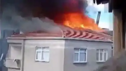 Bağcılar’da Korkutan Yangın: Beş Katlı Bina alevlerin Pençesinde!