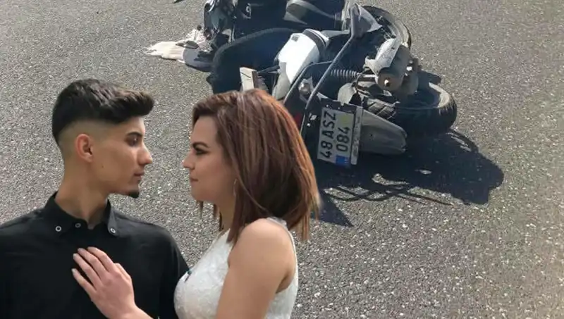 Genç Çiftin Hayalleri Motosiklet Kazasında Bitme Noktasına Geldi
