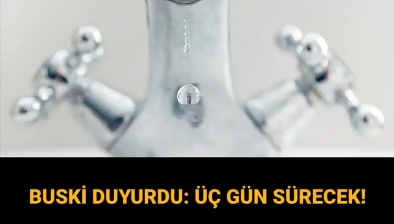 Bursa'da 3 Gün Sürecek Su Kesintisi: Neden, Tarihler ve Ayrıntılar